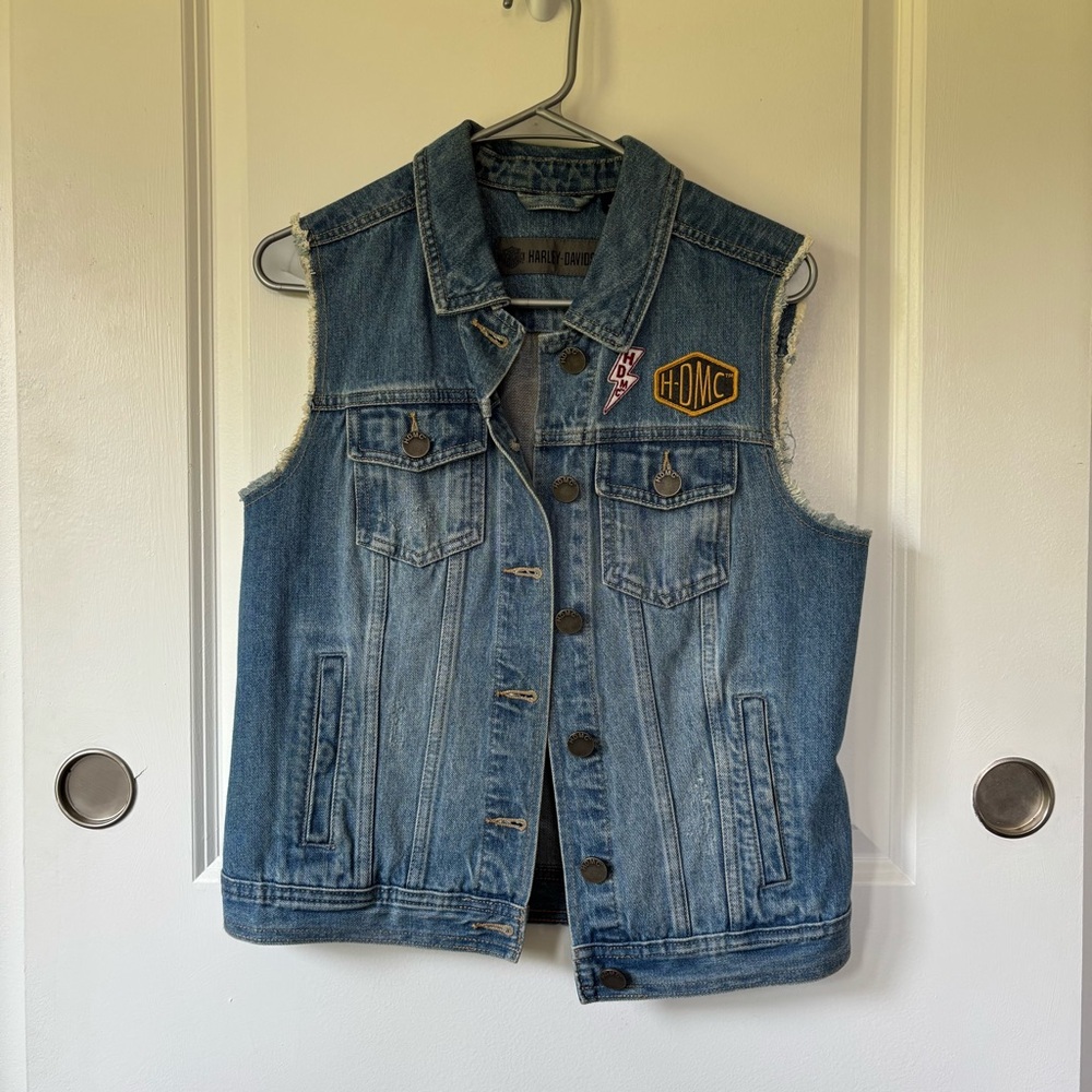 Harley Davidson Women’s Jean Vest